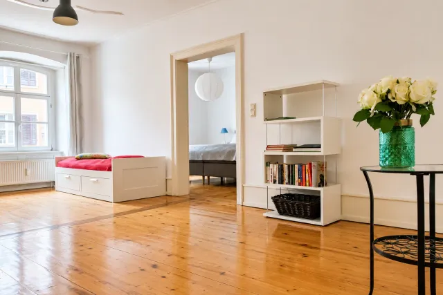 Einblick in die Ferienwohnung Juwel im Herderhaus